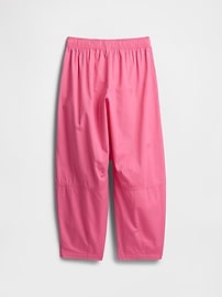 Kids High Rise Print Pull-On Barrel Pants