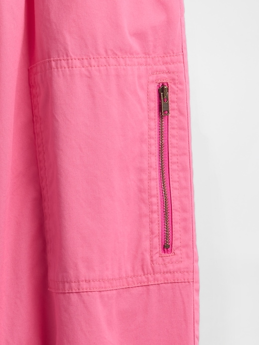 Image number 3 showing, Kids High Rise Pull-On Barrel Pants