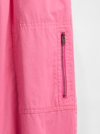 Kids High Rise Print Pull-On Barrel Pants