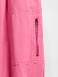 Kids High Rise Print Pull-On Barrel Pants