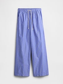 Mid Rise Pull-On Wide-Leg Pants