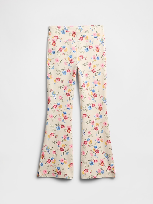 Image number 1 showing, Kids Stretch Jersey Flare Leggings