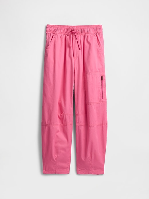 Image number 1 showing, Kids High Rise Pull-On Barrel Pants