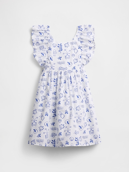 Image number 1 showing, babyGap Poplin Ruffle Dress