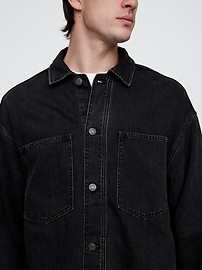 Oversized SuperSoft Utility Shirt Jacket