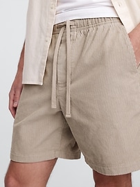 7" Corduroy Easy Shorts