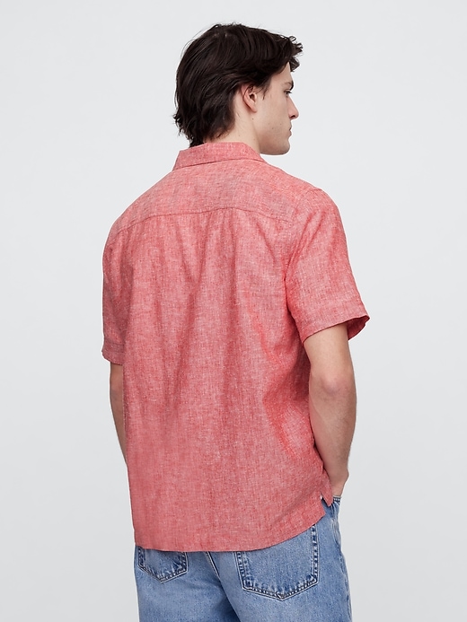 Image number 2 showing, Linen-Blend Vacay Shirt in Standard Fit