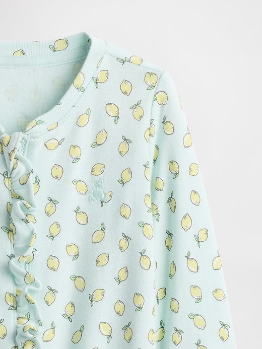 Image number 3 showing, Baby Print Two-Way Zip One-Piece