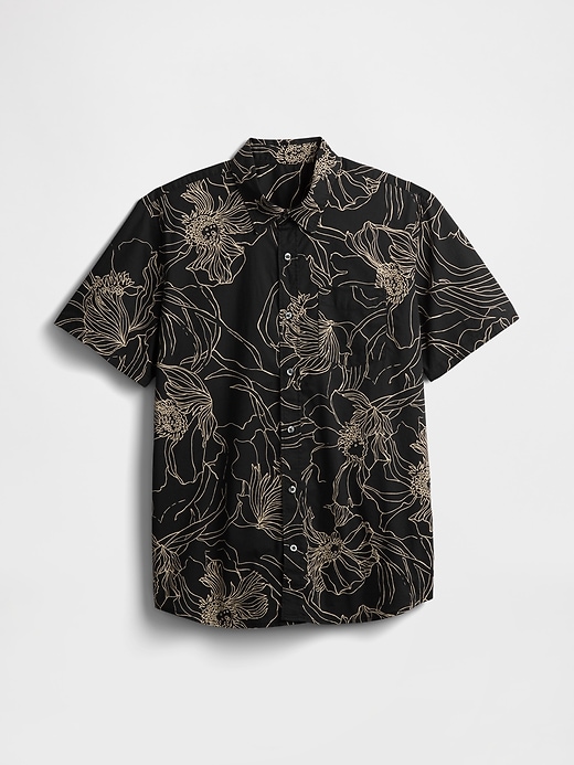 Image number 5 showing, Stretch Poplin Shirt in Standard Fit