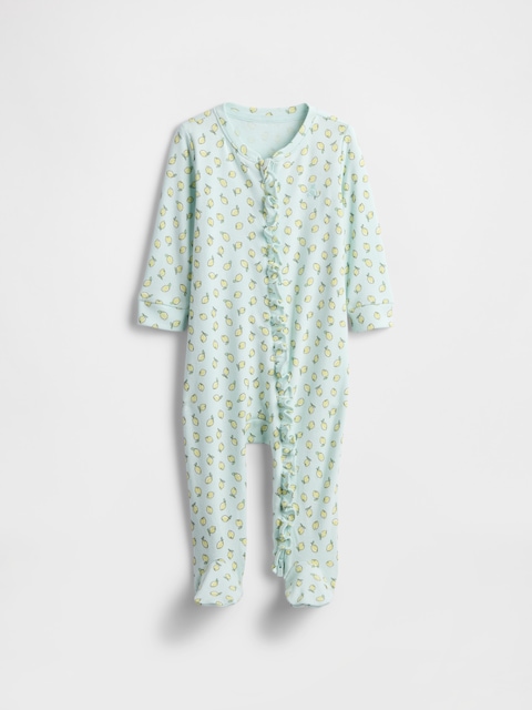 Baby Print Two-Way Zip One-Piece