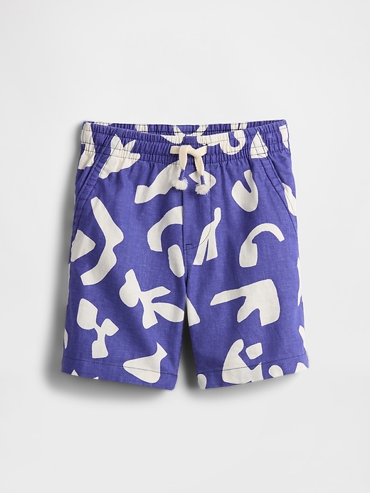 Image number 1 showing, babyGap Linen-Blend Pull-On Shorts