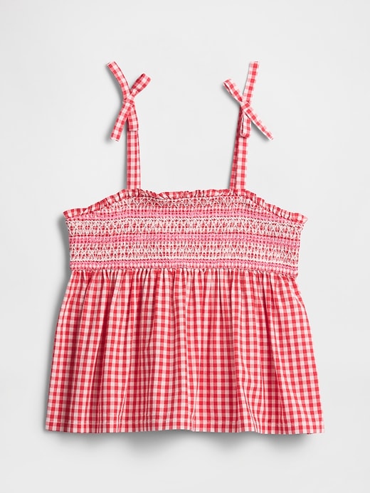 Image number 1 showing, Kids Smocked Peplum Top