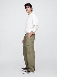 Baggy Pull-On Cargo Pants