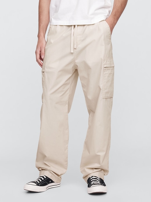 Image number 3 showing, Baggy Pull-On Cargo Pants