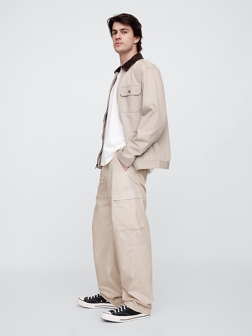 Image number 4 showing, Baggy Pull-On Cargo Pants