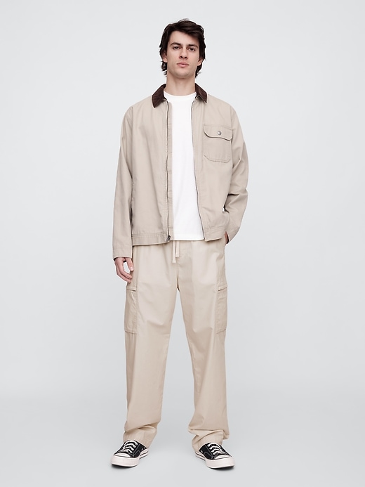 Image number 1 showing, Baggy Pull-On Cargo Pants