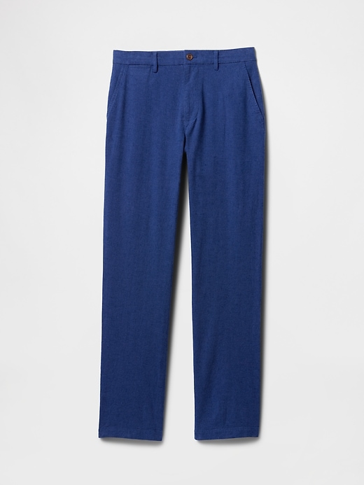 Image number 6 showing, Straight Linen-Blend Pants