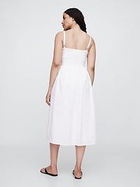 Eyelet Midi Dress