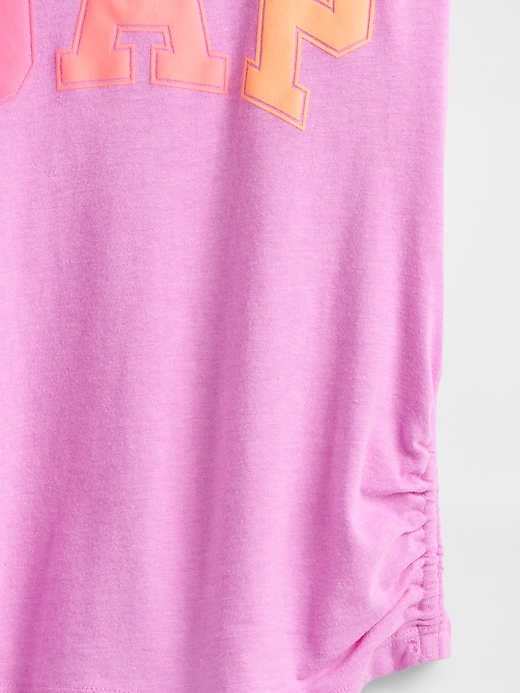 Image number 3 showing, Kids Ruched Gap Logo T-Shirt