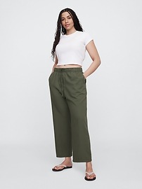Mid Rise Easy Twill Pants