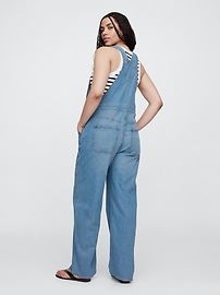 Relaxed Denim Overalls
