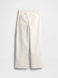 Kids High Rise Sweatpant Wide-Leg Pull-On Jeans