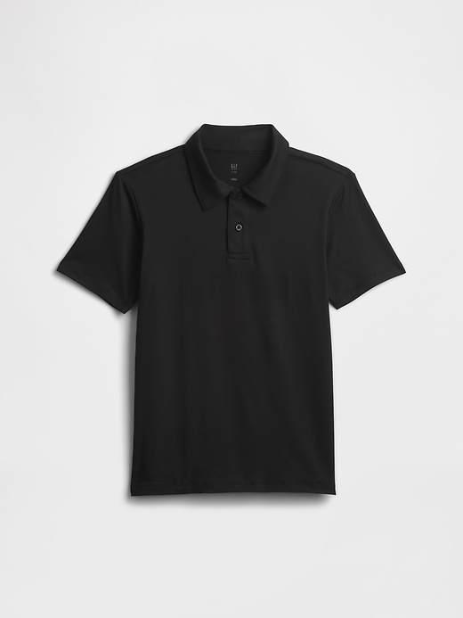 Image number 1 showing, Kids GapFit Recycled Performance Polo Shirt
