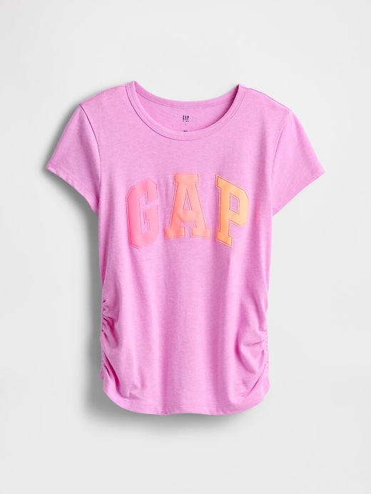 Image number 1 showing, Kids Ruched Gap Logo T-Shirt