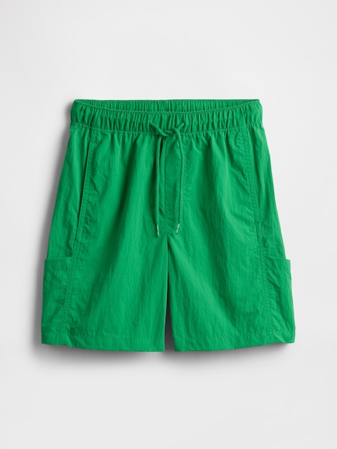 Kids Relaxed Pull-On Hybrid Cargo Shorts