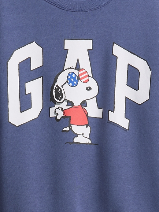 Image number 3 showing, GapKids &#124 Peanuts Relaxed Logo Sweatshirt
