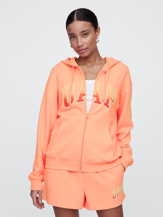 Image number 1 showing, Relaxed Gap Logo Zip Hoodie