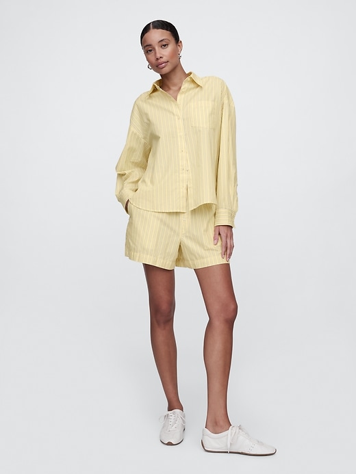 Image number 3 showing, Oversized Shirt in Poplin