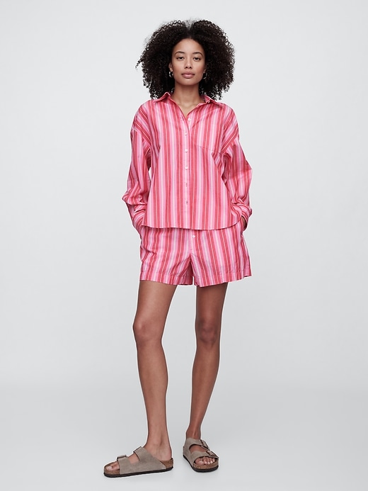 Image number 3 showing, Oversized Shirt in Poplin