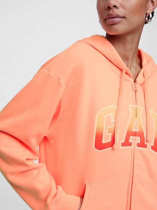 Image number 4 showing, Relaxed Gap Logo Zip Hoodie