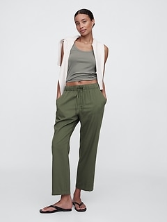 パンツ Super High Gauge Solaro Twill Easy Pants Mid Rise Easy Twill Pants | Gap Factory