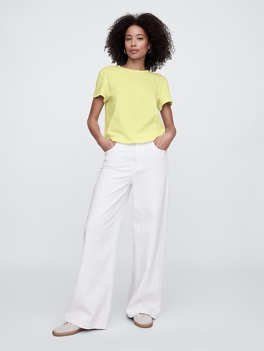 Image number 3 showing, ForeverSoft Shrunken Crewneck T-Shirt