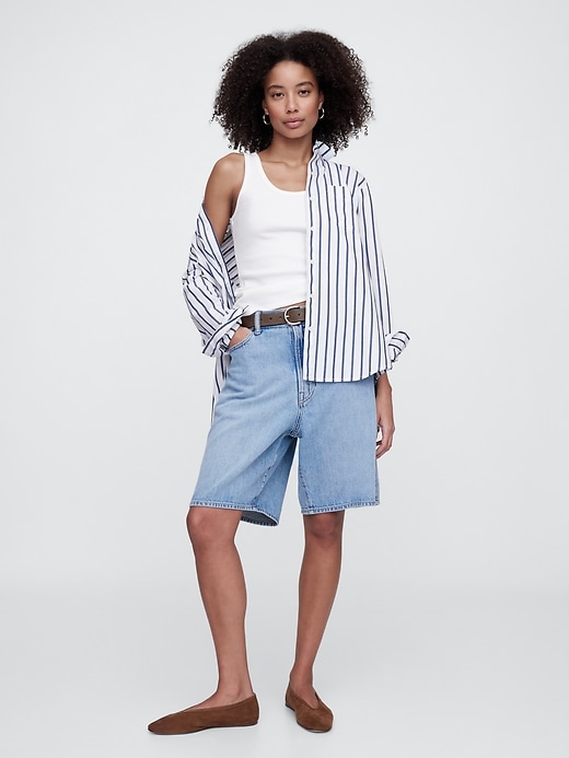 Image number 3 showing, Ribbed Scoopneck Tank Top