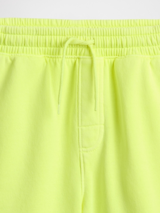 Image number 3 showing, Kids Washed-Fleece Pull-On Shorts