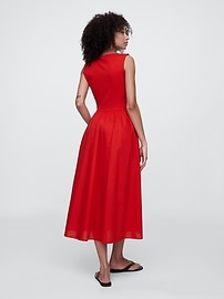 Boatneck Midi Dress