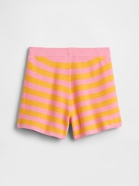 Kids Relaxed Pull-On Stripe Sweater Shorts