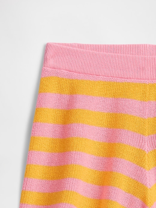 Image number 3 showing, Kids Relaxed Pull-On Stripe Sweater Shorts