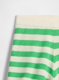 Kids Relaxed Pull-On Stripe Sweater Shorts