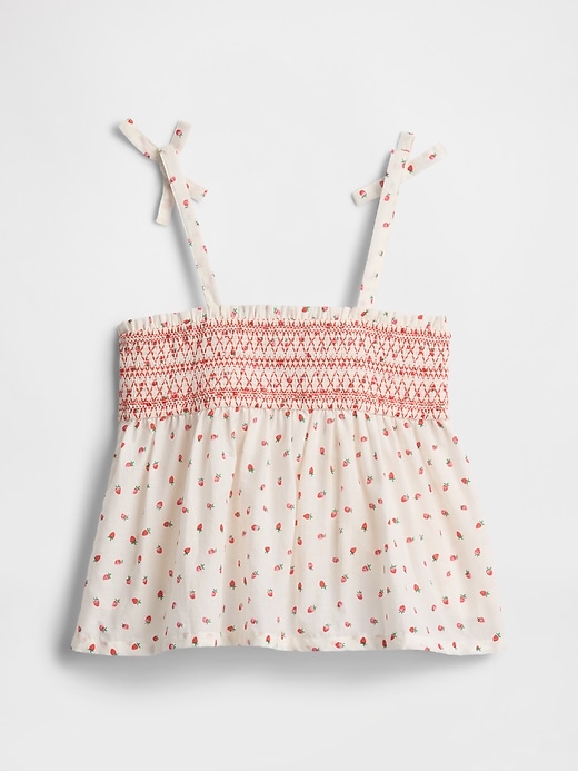 Image number 2 showing, Kids Smocked Peplum Top