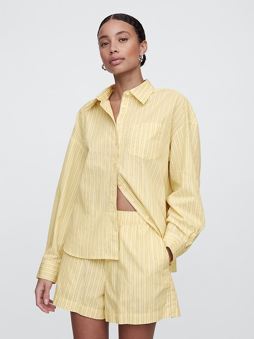 Image number 1 showing, Oversized Shirt in Poplin