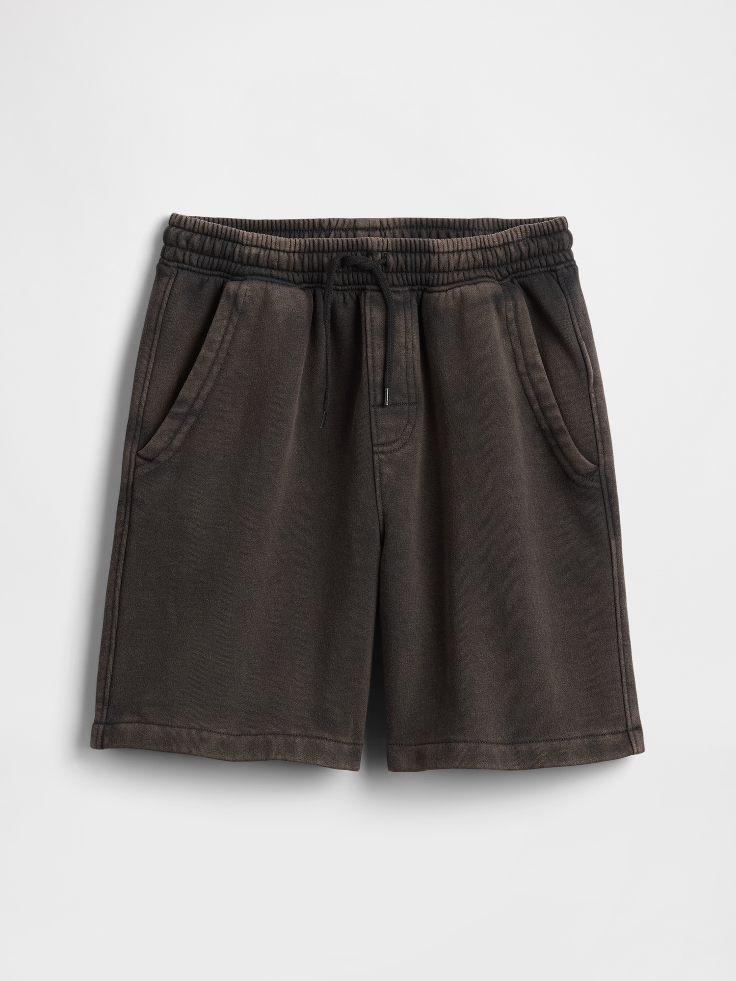 Kids Washed-Fleece Pull-On Shorts