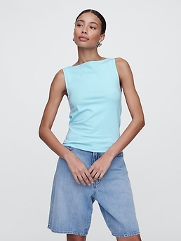 トップス boat neck tanktop Boatneck Tank Top | Gap Factory