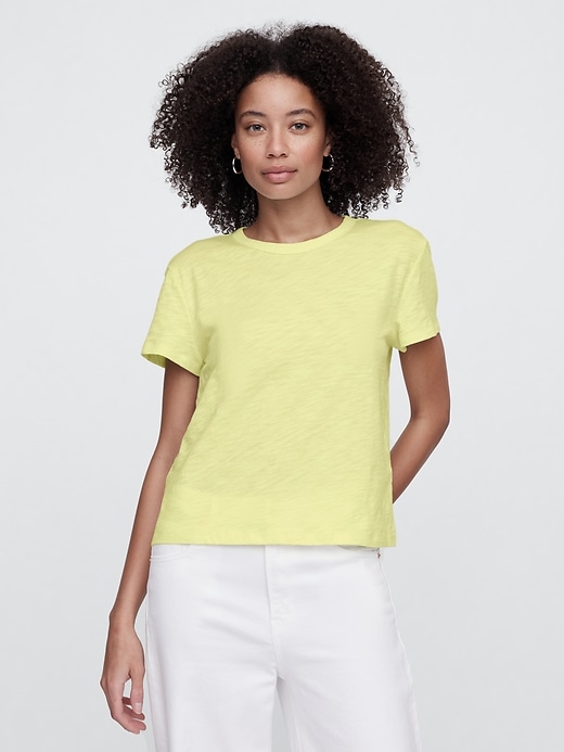Image number 1 showing, ForeverSoft Shrunken Crewneck T-Shirt