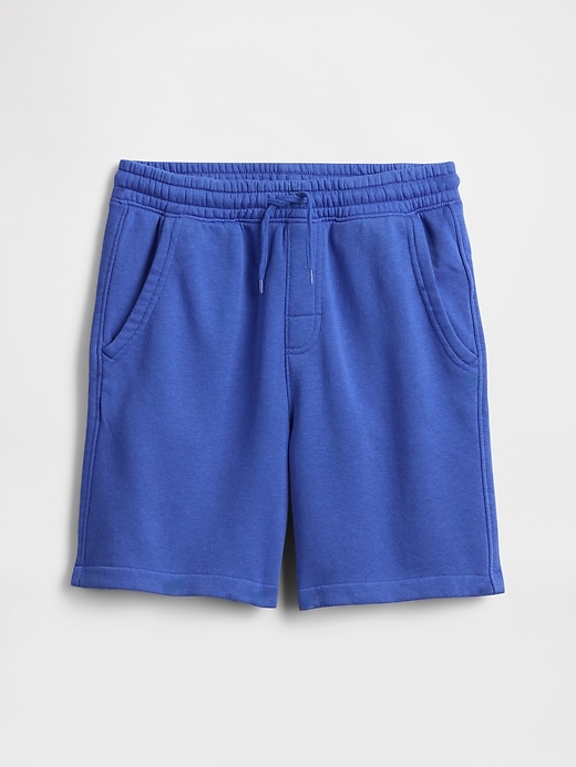 Image number 1 showing, Kids Washed-Fleece Pull-On Shorts