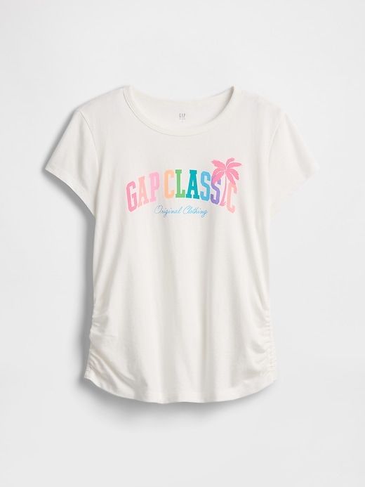 Image number 1 showing, Kids Ruched Gap Logo T-Shirt
