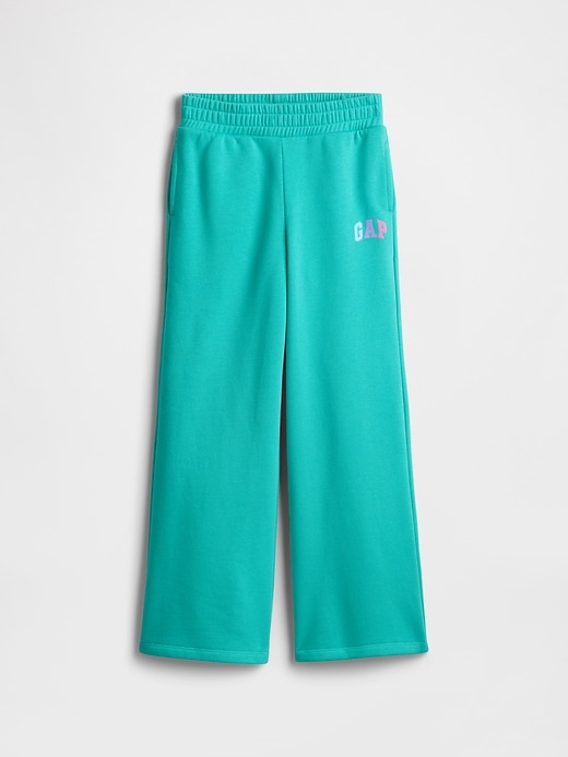 Image number 1 showing, Kids Relaxed Gap Logo Wide-Leg Pants